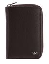 Golden Head Capri RFID Protect Zipped Billfold Coin Wallet Darkbrown