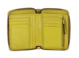 THE BRIDGE Lucrezia Lady Wallet Lime With Gold THE BRIDGE Lucrezia Lady Wallet Lime With Gold
