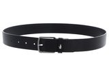 LACOSTE Elegance Grained Leather Belt W125 Noir LACOSTE Elegance Grained Leather Belt W125 Noir