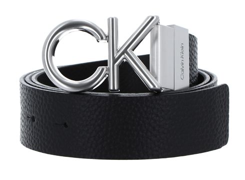 Calvin Klein CK Metal Bombe PB 35MM Belt W110 Ck Black / Dark Brown - shortenable