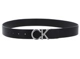 Calvin Klein CK Metal Bombe PB 35MM Belt W120 Ck Black / Dark Brown - shortenable Calvin Klein CK Metal Bombe PB 35MM Belt W120 Ck Black / Dark Brown - shortenable