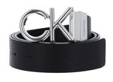 Calvin Klein CK Metal Bombe PB 35MM Belt W115 Ck Black / Dark Brown - shortenable Calvin Klein CK Metal Bombe PB 35MM Belt W115 Ck Black / Dark Brown - shortenable