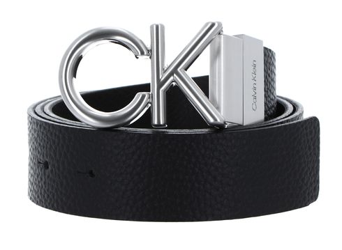 Calvin Klein CK Metal Bombe PB 35MM Belt W85 Ck Black / Dark Brown - kürzbar