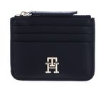 TOMMY HILFIGER TH Refined CC Holder with Zip Space Blue TOMMY HILFIGER TH Refined CC Holder with Zip Space Blue