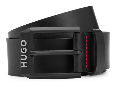 HUGO Gelio-B Sz40 Leather Belt W110 Black