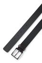 HUGO Geek Sz35 Leather Belt W80 Black