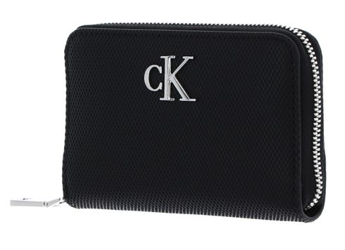 ☆ ☆ Here Black CKJ Minimal Monogram Wallet Chai 37300624_001_main