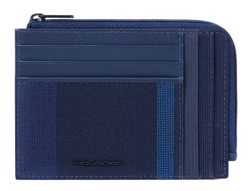 PIQUADRO Steve Coin Pouch RFID Blue