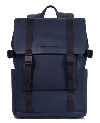 PIQUADRO David One Compartment Computer Backpack Blue