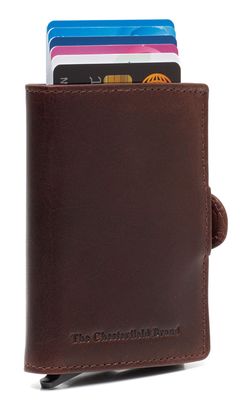 The Chesterfield Brand Lagos Cardholder Brown