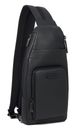 PIQUADRO Mono Sling Bag Black PIQUADRO Mono Sling Bag Black