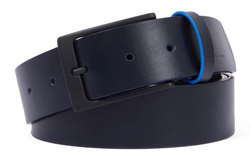 PIQUADRO Blue Square Revamp Men´s Belt With Prong Buckle W115 Blue - shortenable