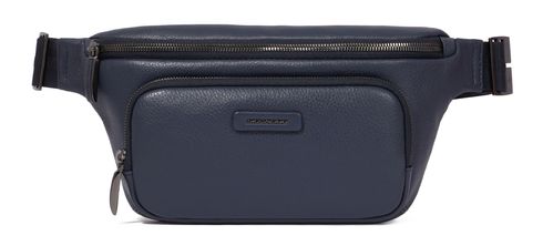 PIQUADRO Modus Special Leather Bum Bag Night Blue