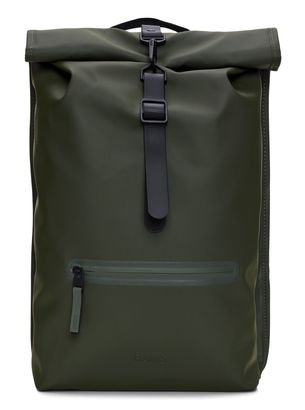 RAINS Rolltop Backpack Green