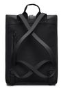 RAINS Rolltop Rucksack Mini Black RAINS Rolltop Rucksack Mini Black