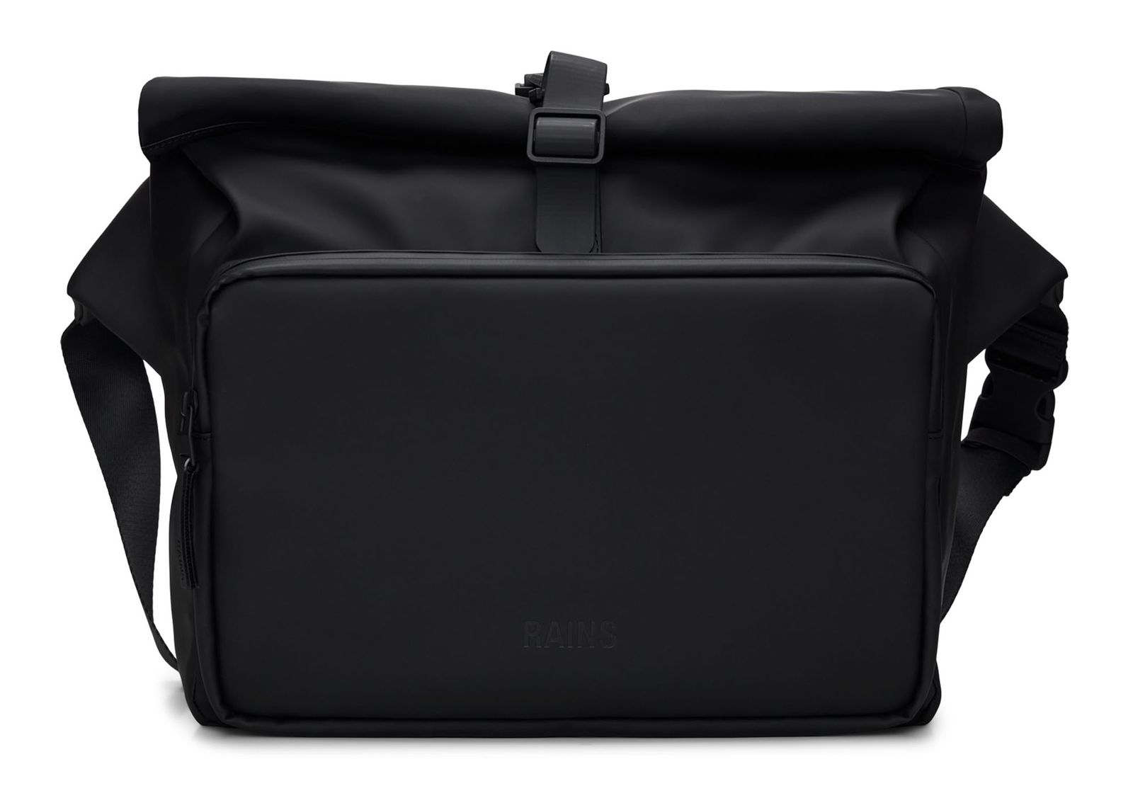 RAINS sling bag Rolltop Commuter Bag W3 Black | Buy bags, purses ...