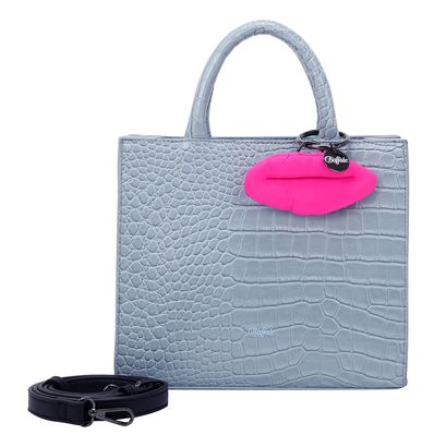 BUFFALO Croco Big Boxy Collection Shopper Dreamy Blue
