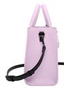 BUFFALO Ostrich Big Boxy Collection Shopper Lavender BUFFALO Ostrich Big Boxy Collection Shopper Lavender