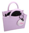 BUFFALO Ostrich Big Boxy Collection Shopper Lavender BUFFALO Ostrich Big Boxy Collection Shopper Lavender
