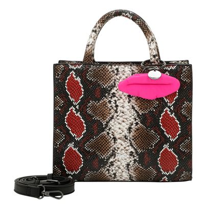 BUFFALO Handtasche Fancy Snake Big Boxy Collection Shopper Pink modeherz