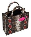 BUFFALO Fancy Snake Big Boxy Collection Shopper Pink BUFFALO Fancy Snake Big Boxy Collection Shopper Pink
