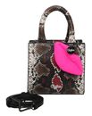 BUFFALO Fancy Snake Boxy28 Crossbody Bag Pink BUFFALO Fancy Snake Boxy28 Crossbody Bag Pink