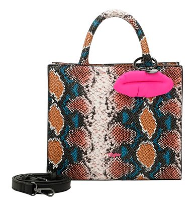 BUFFALO Fancy Snake Big Boxy Collection Shopper Blue