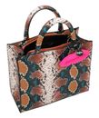 BUFFALO Fancy Snake Big Boxy Collection Shopper Blue BUFFALO Fancy Snake Big Boxy Collection Shopper Blue