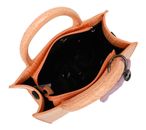 BUFFALO Croco Big Boxy Collection Shopper Orange Tan BUFFALO Croco Big Boxy Collection Shopper Orange Tan