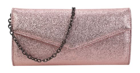 BUFFALO Glitter Secco Clutch Rose