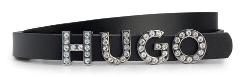 HUGO Zula-S Sz15 Leather Belt W90 Black