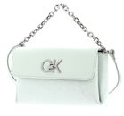Calvin Klein Re-Lock Mini Crossbody Bag Milky Green Jacquard Mono
