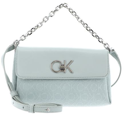 Calvin Klein Re-Lock Mini Crossbody Bag Pigeon Jacquard Mono