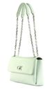 Calvin Klein Re-Lock Convertible Shoulder Bag Jacquard Milky Green Jacquard Mono