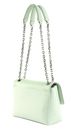 Calvin Klein Re-Lock Convertible Shoulder Bag Jacquard Milky Green Jacquard Mono