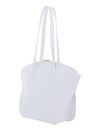 COCCINELLE Flare Shoulder Bag Grained Leather Brillant White COCCINELLE Flare Shoulder Bag Grained Leather Brillant White