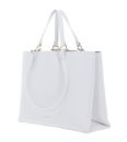 COCCINELLE Hop On Handbag Grained Leather Brillant White