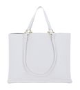COCCINELLE Hop On Handbag Grained Leather Brillant White