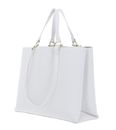 COCCINELLE Hop On Handbag Grained Leather Brillant White