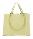 COCCINELLE Hop On Handbag Grained Leather Lime Wash COCCINELLE Hop On Handbag Grained Leather Lime Wash