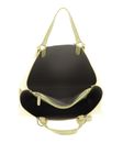 COCCINELLE Hop On Handbag Grained Leather Lime Wash COCCINELLE Hop On Handbag Grained Leather Lime Wash