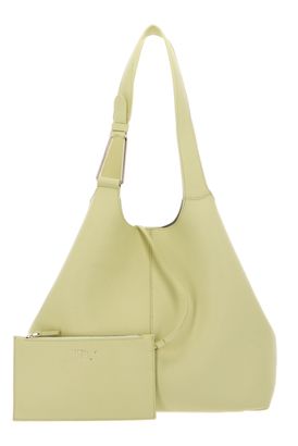 COCCINELLE Brume Handbag Grained Leather Lime Wash