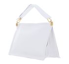 COCCINELLE Snip Handbag Double Grainy Leather Bril. Wh / Cela. Gr COCCINELLE Snip Handbag Double Grainy Leather Bril. Wh / Cela. Gr