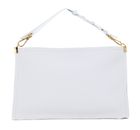 COCCINELLE Snip Handbag Double Grainy Leather Bril. Wh / Cela. Gr COCCINELLE Snip Handbag Double Grainy Leather Bril. Wh / Cela. Gr