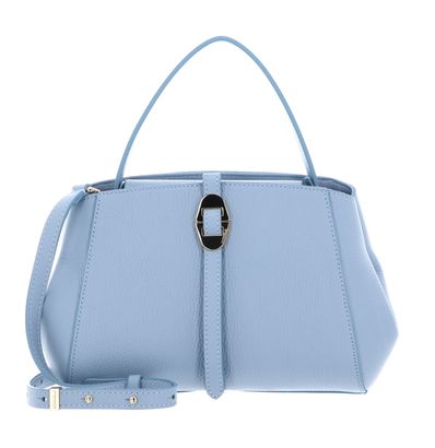 COCCINELLE Chara Handbag Grained Leather Mist Blue