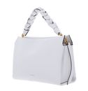 COCCINELLE Boheme Grana Double Hand Bag Bril. Wh / Cela. Gr