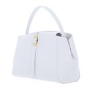 COCCINELLE Chara Handbag Grained Leather Brillant White