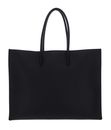COCCINELLE Maxi Log Handbag Grained Leather Noir