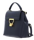 COCCINELLE Arlettis Backpack Grained Leather Midnight Blue COCCINELLE Arlettis Backpack Grained Leather Midnight Blue
