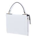 COCCINELLE Arlettis Signature Handbag Grained Leather Brillant White